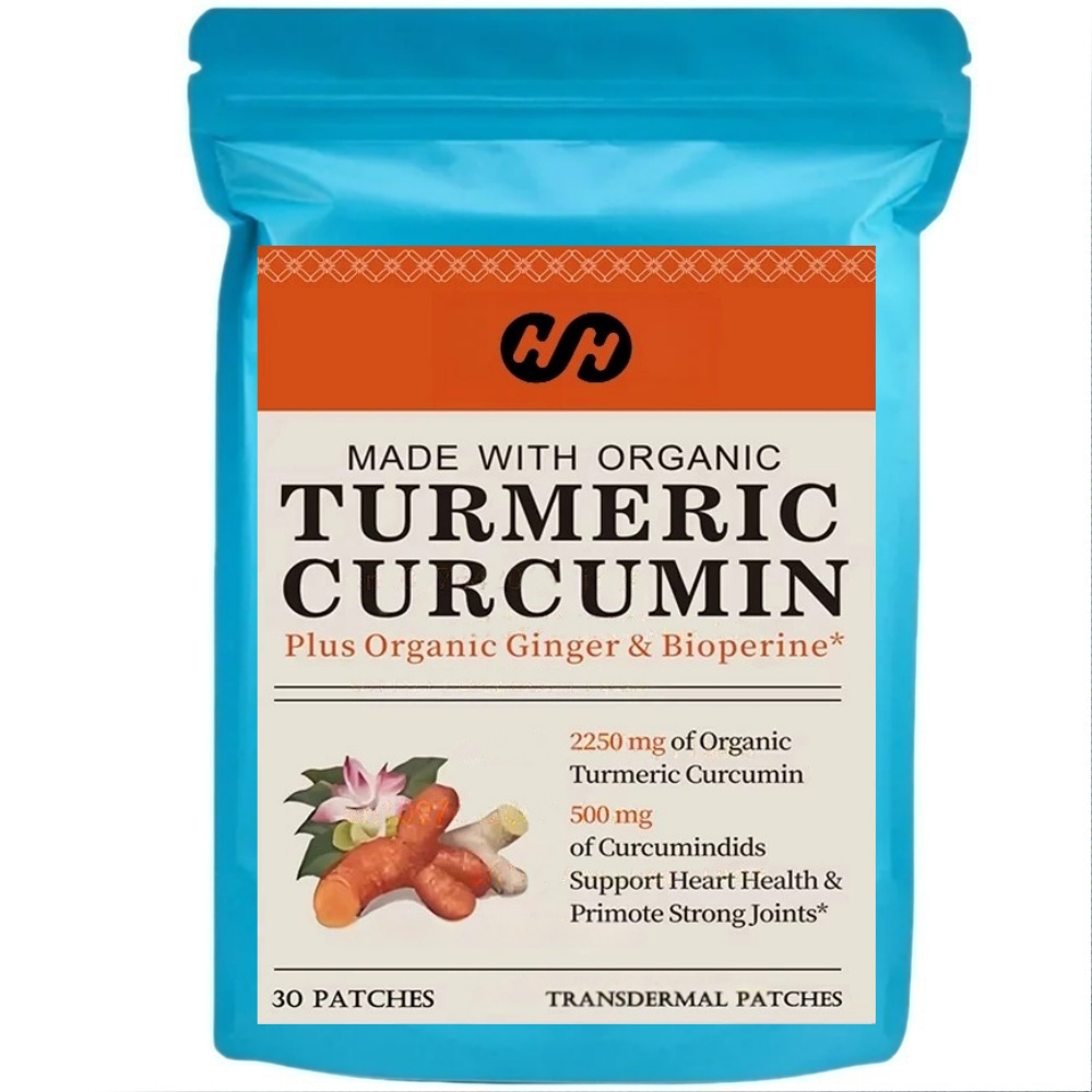 Turmeric - 30 Patchs Transdermiques au Curcuma et