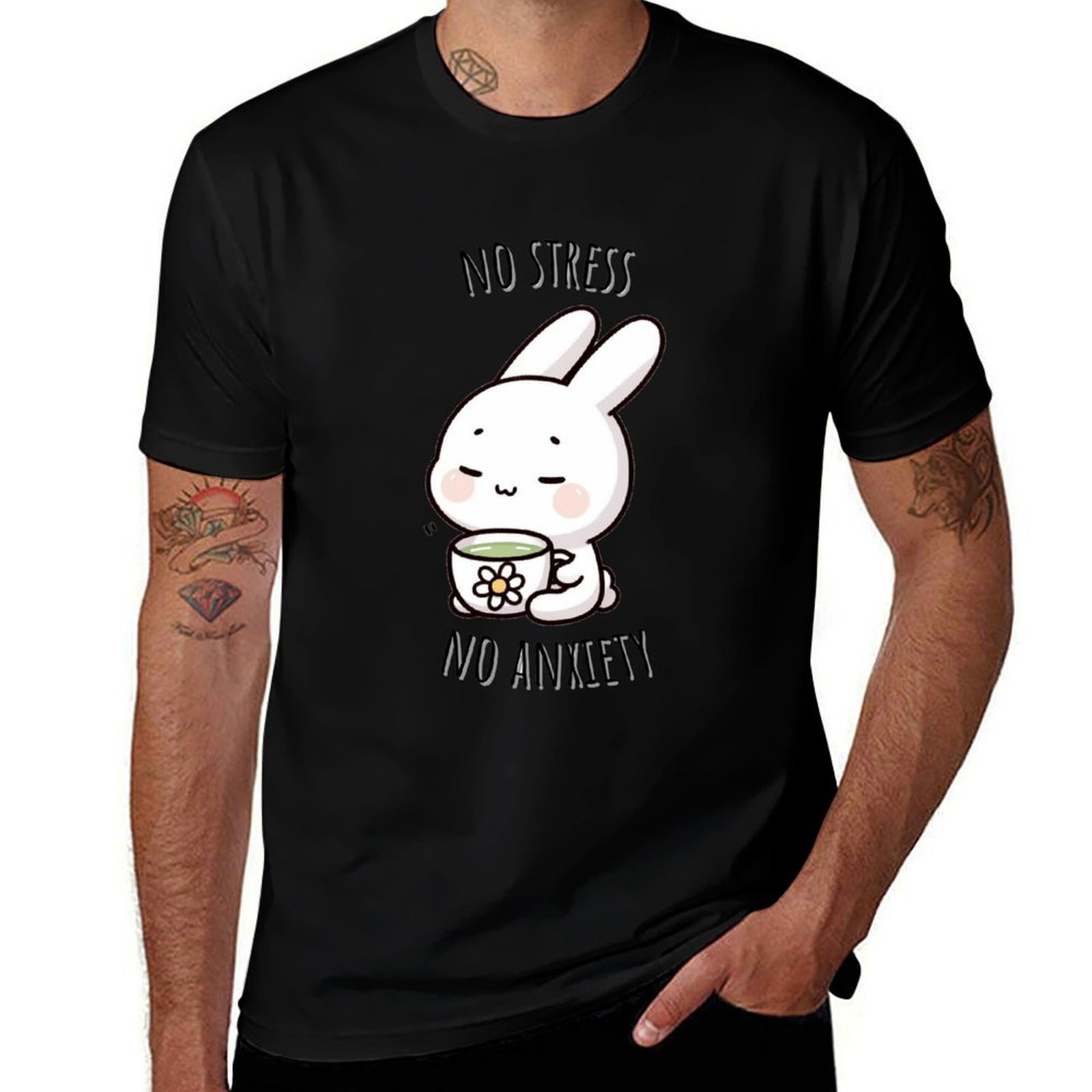 Chamomile Tea - T-shirt Chamomile Tea Bunny T-shirt basique