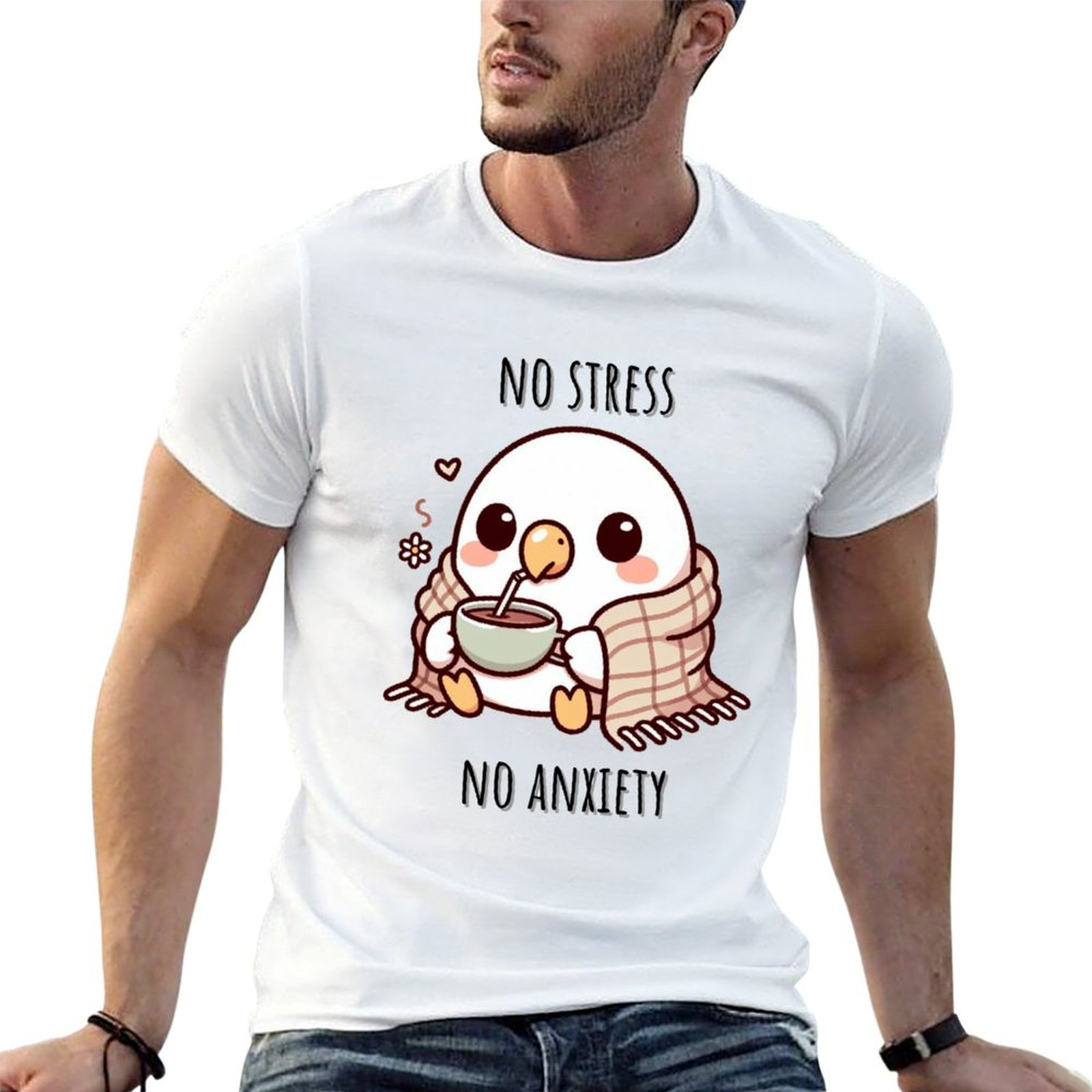 Chamomile Tea - T-shirt Chamomile Tea Parakeet décontracté à
