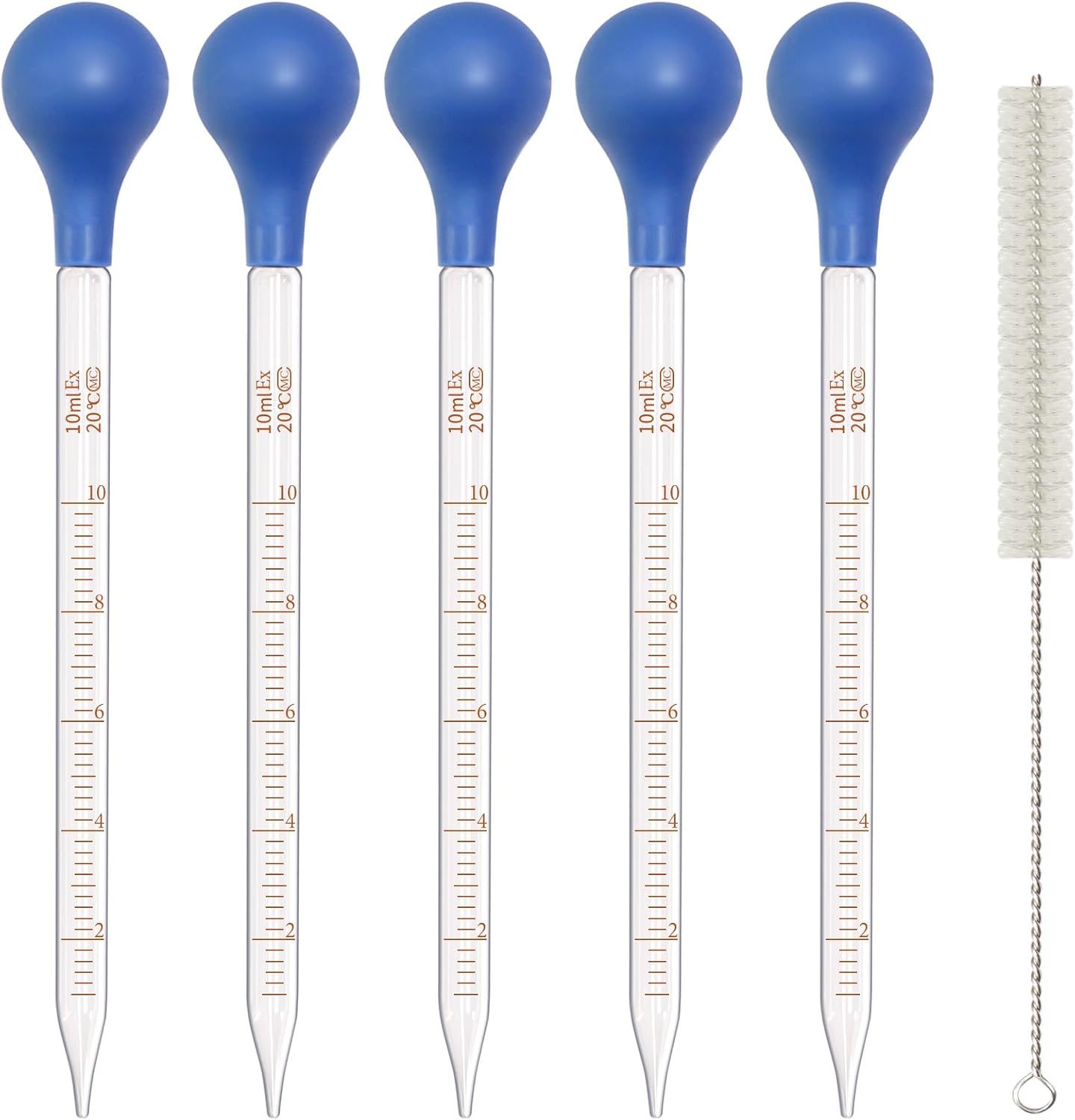 Essential Oils - Lot de 5 pipettes compte-gouttes en