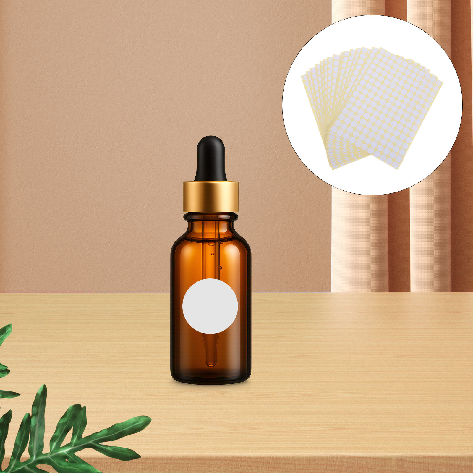 Essential Oils - 7425 pièces, mini étiquettes autocollantes rondes