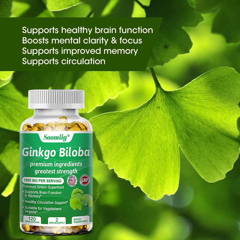 Ginger Tea - Capsules Ginko Biloba - Supplément cérébral