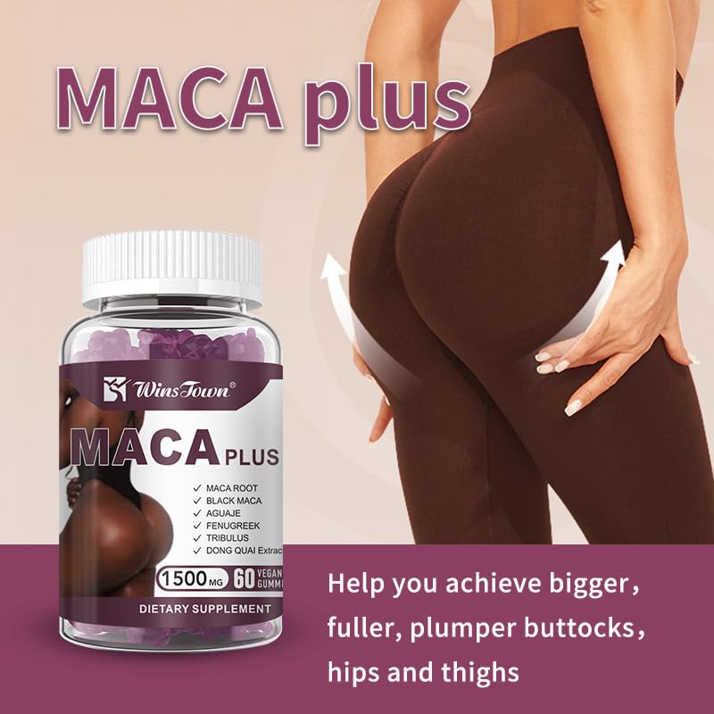 Herbal Supplement - Gummies Maca Plus, Gummies pour hanches