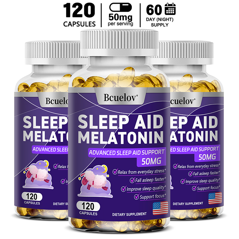 Herbal Supplement - Capsules de mélatonine 25 mg avec