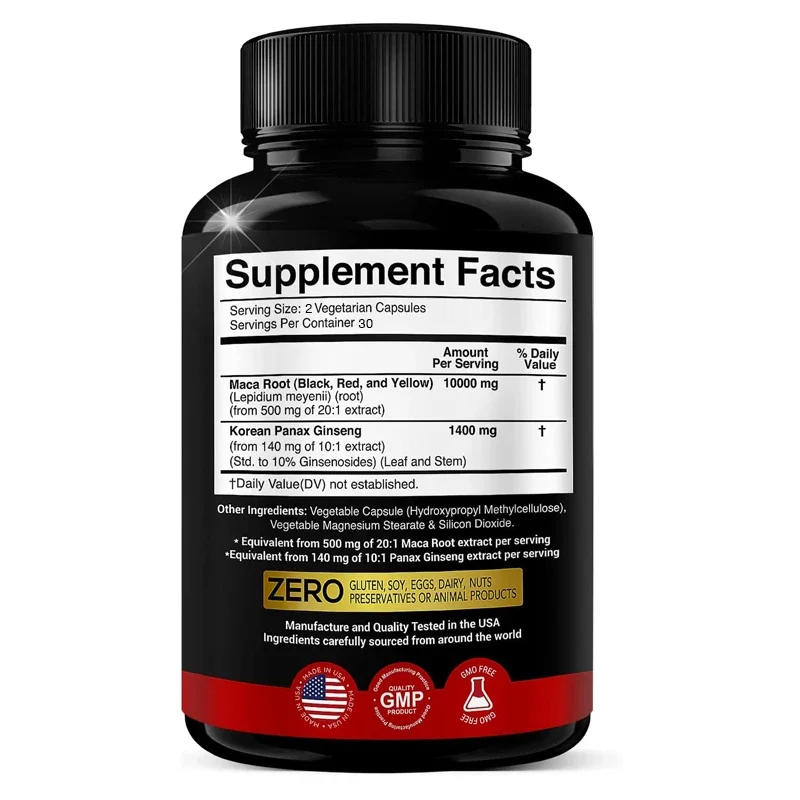 Capsules de racine de maca - a - Ginger Tea avis et prix