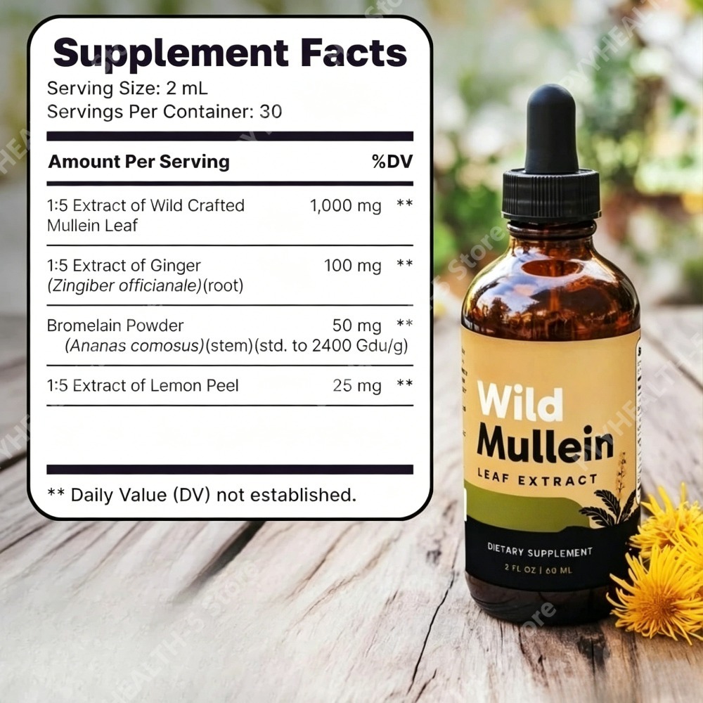 Gouttes de feuilles de molène  - Herbal Supplement avis et prix