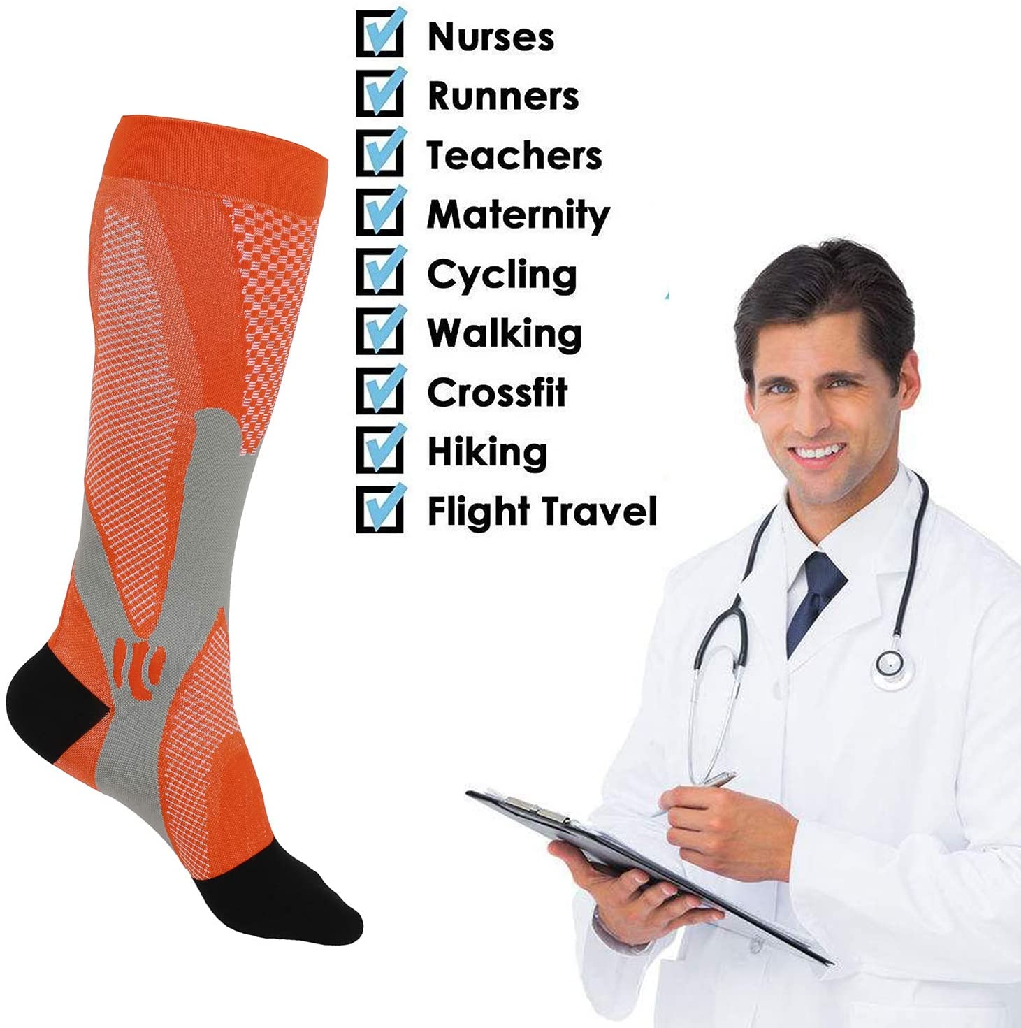 Chaussettes de Compression pou - Echinacea avis et prix