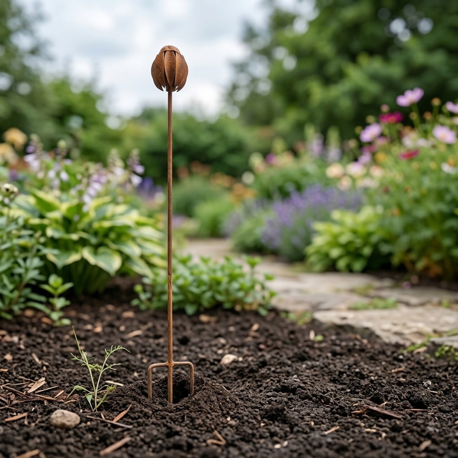 Piquet de jardin en métal avec - Echinacea avis et prix