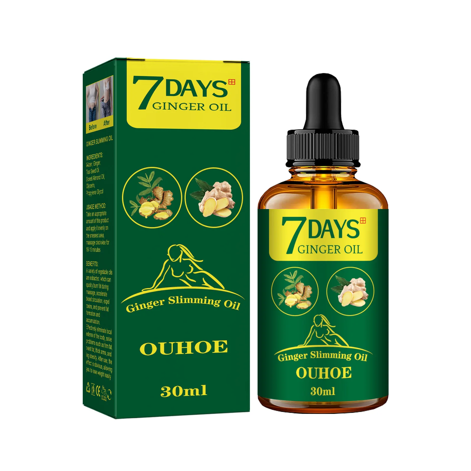 Gingembre Minceur Huile Brûle  - Ginger Tea avis et prix