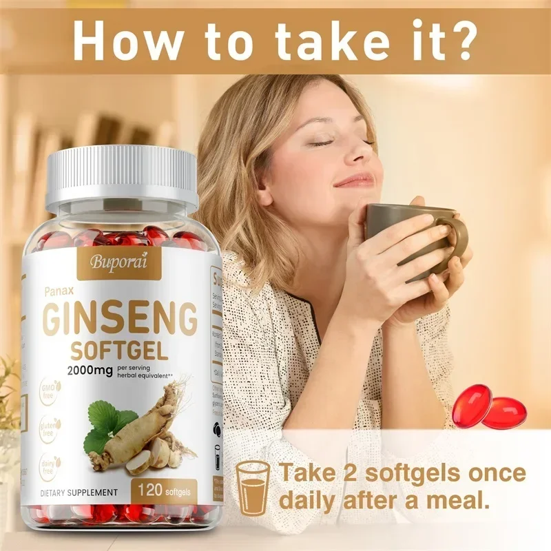 Capsules de ginseng Panax roug - Ginger Tea avis et prix
