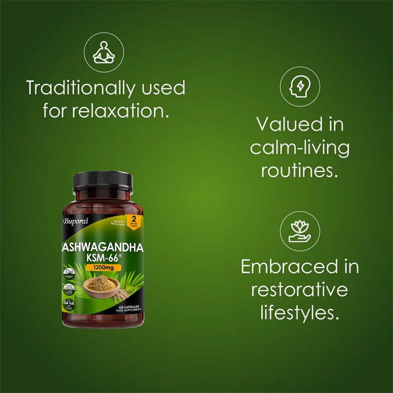 Ashwagandha KSM-66 1200 mg - S - Herbal Supplement avis et prix